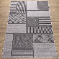 Ковёр Kitroom Декора 140х200 прямоугольный серый 52107