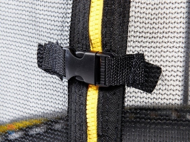 Батут SportElite 12FT 3,66м с защитной сеткой (внутрь) с лестницей, черный, CFR-12FT-4