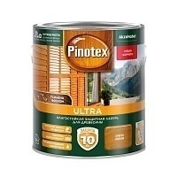 Pinotex Ultra,Влагостойкая защитная лазурь для древесины, с воском, орегон, 2,7л