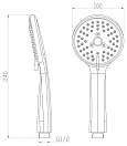 Ручной душ BelBagno NOVA BB-D1C4