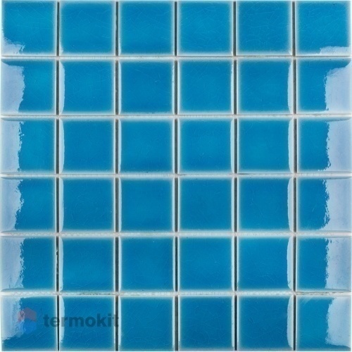 Керамическая Мозаика Starmosaic Crackle Light Blue Glossy (LWWB80082) 30,6х30,6х6 (4,8x4,8)