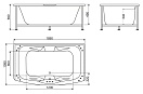 Фронтальная панель для ванны BelBagno BB105-190-SCR
