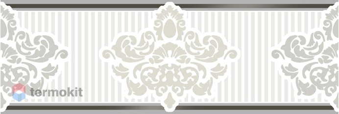 Керамическая плитка Eurotile Ceramica Valentino 906 бордюр 10x29,5