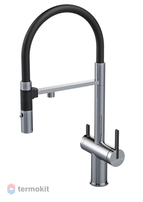 Смеситель для кухни Paulmark Gravity никель Gr213888-BS
