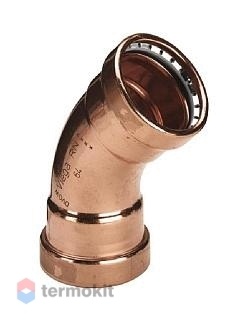 Viega медный отвод 45 градусов 108 ВВ Profipress