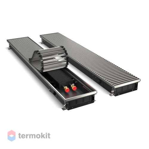 Внутрипольный конвектор Royal Thermo ATRIUM-90/200/2300-DG-U-NA с естественной конвекцией