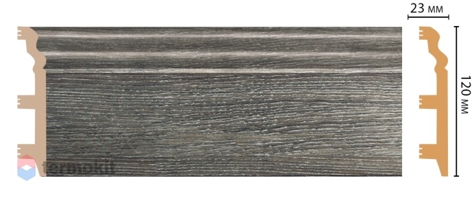 Плинтус цветной Decomaster D233-86 ДМ