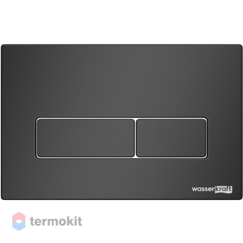 Клавиша смыва WasserKRAFT черный матовый MB03