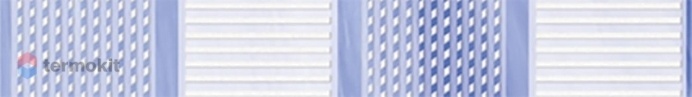 Керамическая плитка Axima Агата В голубая бордюр 3,5x25