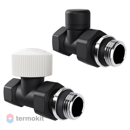 Royal Thermo Набор термостатический прямой Design 1/2М30х1,5 (Черный)