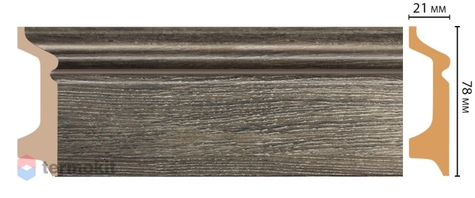 Плинтус цветной Decomaster D122-86