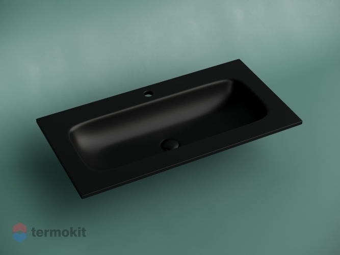 Раковина мебельная Ceramicanova Grace 91 черный матовый CN7019MB