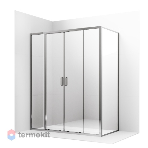 Душевой уголок Ambassador Forsa 2000x1800x800 хром 17021113AX-80AX