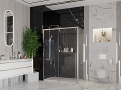 Душевой уголок Ambassador Intense 2000x1300x800 хром 110021102IX-80IX