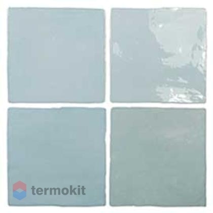 Керамическая плитка DNA Tiles Flash Light Blue настенная 13x13