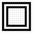 Керамическая плитка Dune Black & White 187778 Grid 20x20