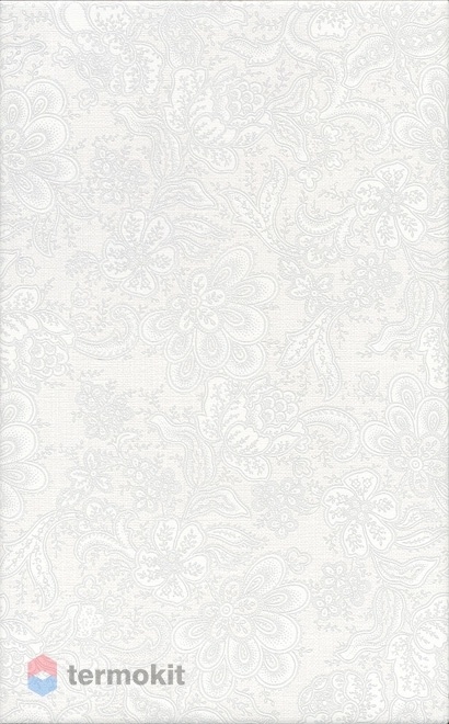 Керамическая плитка Kerama Marazzi Ауленсия 6385 серый орнамент настенная 25x40
