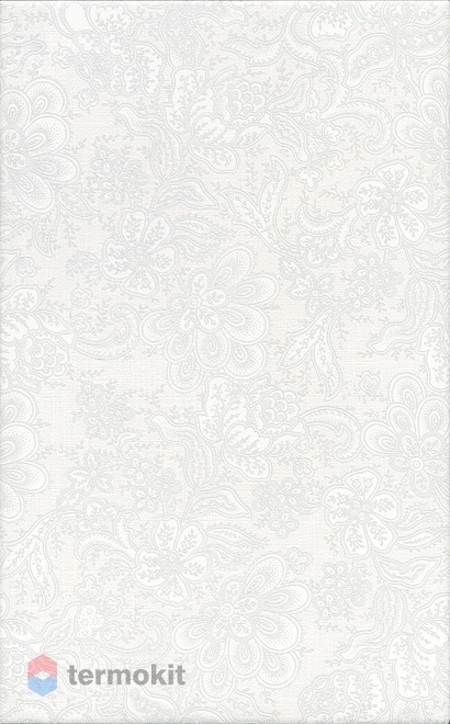 Керамическая плитка Kerama Marazzi Ауленсия 6385 серый орнамент настенная 25x40