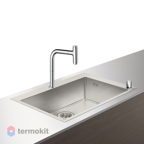 Мойка для кухни Hansgrohe C71 со смесителем 43202000