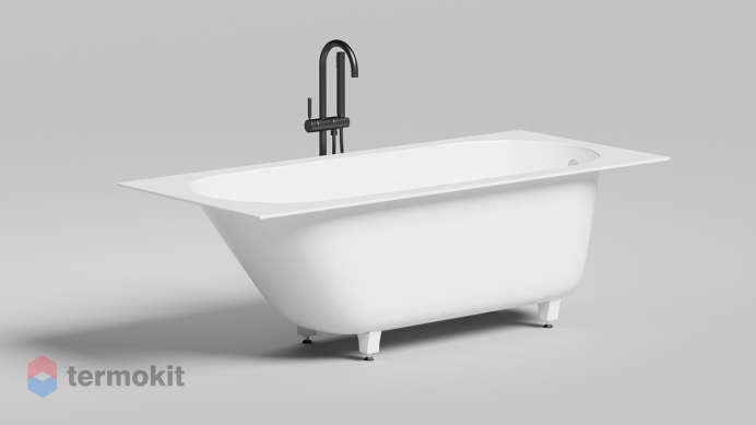 Ванна из искусственного камня Salini ORNELLA S-Sense 1700x750 белый матовый 102311M