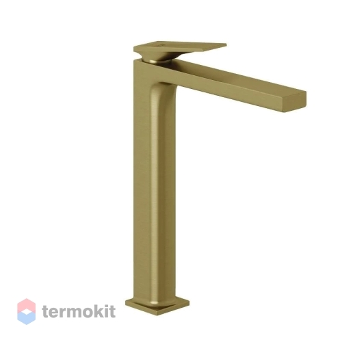 Смеситель для раковины Kludi Decus брашированное золото 54298N075