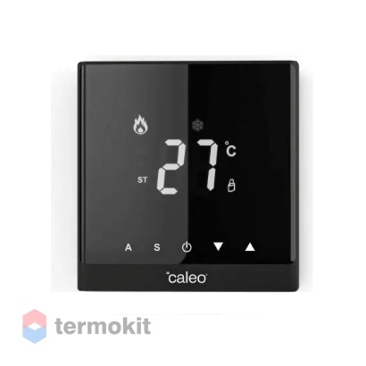 Терморегулятор встраиваемый Caleo C732 черный