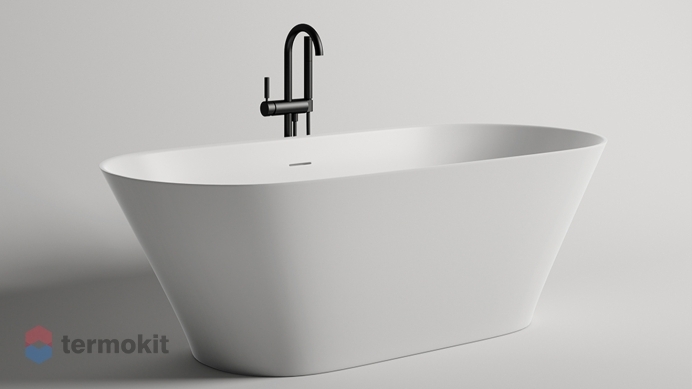 Ванна из искусственного камня Salini MONA S-Sense 1800х800 белый глянец 102911G