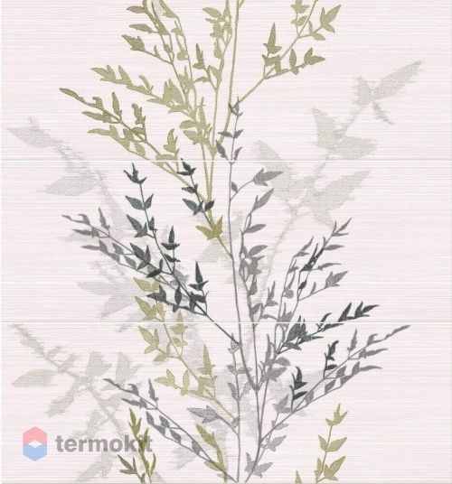 Керамическая плитка Keraben Fresh Decor Nippon (set 3 pz) Beige панно 70x75
