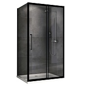 Душевой уголок ABBER Schwarzer Diamant 1950x1300x900 черный AG30130BH-S90B