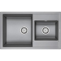 Мойка для кухни Paulmark Tandem серый металлик PM238250-GRM