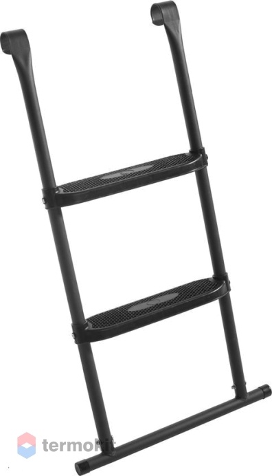 Батут SportElite 14FT 4,27м с защитной сеткой (внутрь) с лестницей, черный, CFR-14FT-4