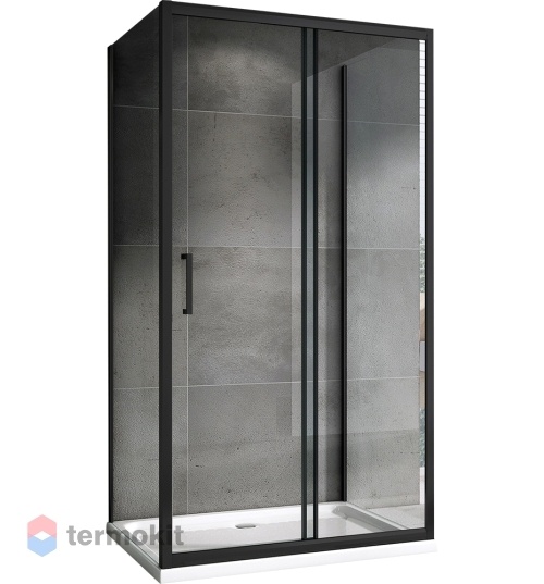 Душевой уголок ABBER Schwarzer Diamant 1950x1700x850 черный AG30170B-S85B-S85B