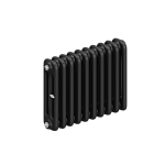 Стальные трубчатые радиаторы с боковым подключением Rifar TUBOG TUB 3037 цвет Антрацит