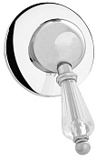 Встраиваемый смеситель для душа Cezares Vintage хром, ручка Swarovski VINTAGE-DIM-01-Sw