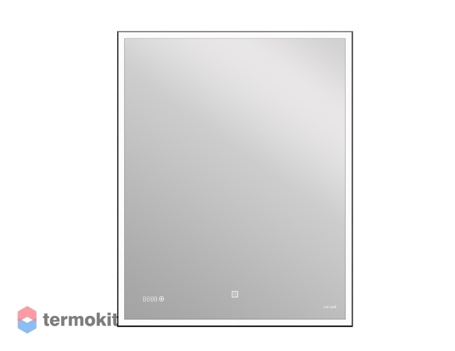 Зеркало Cersanit LED 011 design 100x80 с подсветкой, часами KN-LU-LED011*100-d-Os