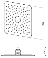 Тропический душ AM.PM F05S0001 УЦЕНЕННЫЙ