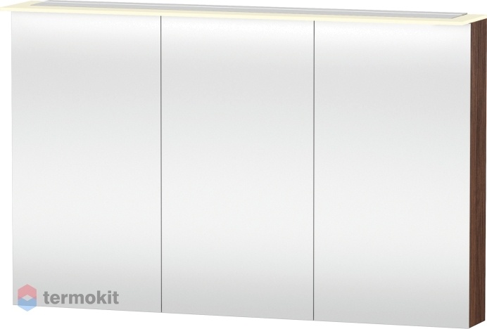 Зеркальный шкаф Duravit X-Large 120 с подсветкой Орех (темный) XL759602121