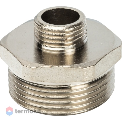 STOUT Ниппель переходной НН 1 1/4" x 1/2" никелированный