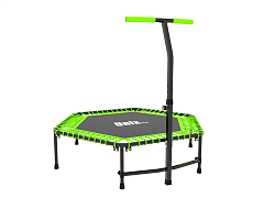 Батут UNIX line FITNESS 4.3 ft 130 cm зеленый TR130FITG