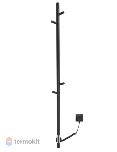 Электрический полотенцесушитель Vincea VTD-1DBE 150x1400, черный, таймер
