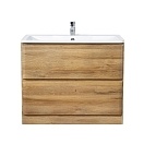 Тумба под раковину 100 напольная BELBAGNO Albano Rovere Rustico ALBANO-1000-2C-PIA-RR
