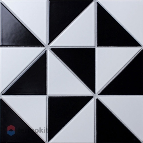 Керамическая Мозаика Starmosaic Triangolo Chess Matt (CZM093B) 27,85х27,85