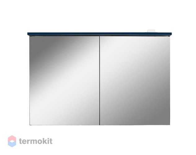 Зеркальный шкаф AM.PM Spirit 2.0 100 с подсветкой M70AMCX1001DM глубокий синий