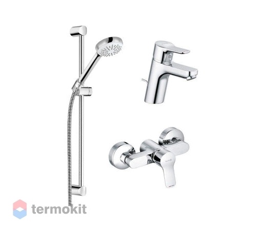 Комплект смесителей для ванной комнаты Kludi Pure&Style 378450565