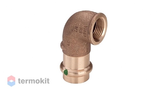 Viega бронзовый отвод 90 градусов 28x1/2" ВВ Sanpress