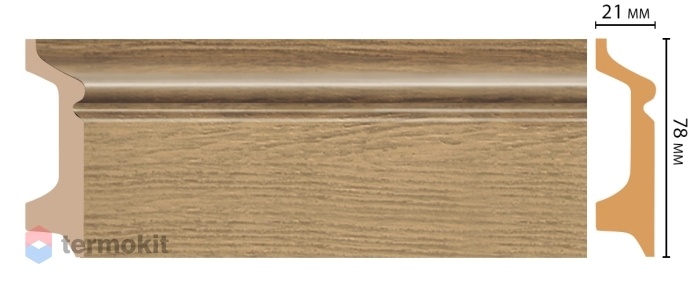 Плинтус цветной Decomaster D122-83