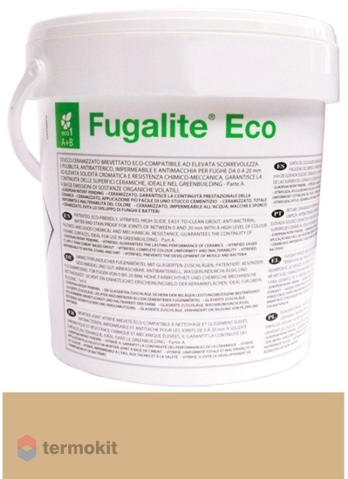 Затирка Kerakoll Fugalite Eco эпоксидная 09 Caramel (3 кг ведро)
