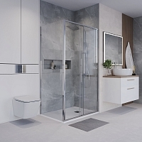 Душевой уголок Niagara Nova 1950x1300x1000 хром NG-64-13A-A100-34