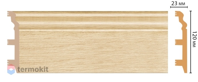 Плинтус цветной Decomaster D233-71 ДМ