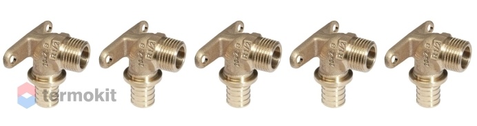 Угольник настенный Рехау Rautitan RX+ нр 16-R 1/2, 5 шт